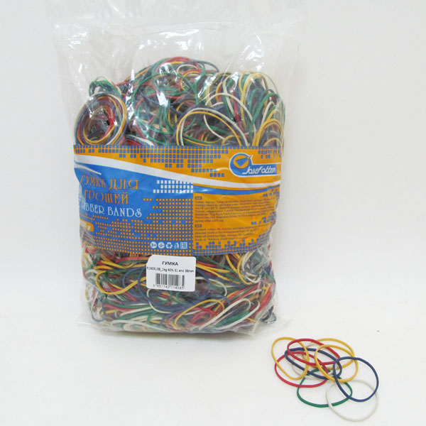 Гумка для грошей JO /R605502/R20060/ 200г, 60% d60мм, кол. мікс (1/100)