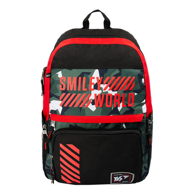 Youth backpack "Yes" /558290/ T-82 "Smiley World" Military boy (1/10)