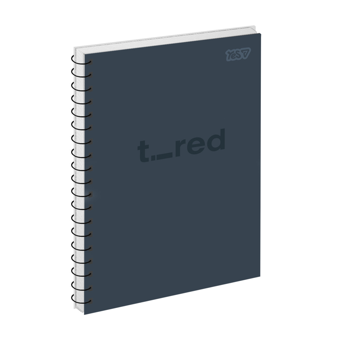 Notebook A5/80 spiral "YES" /152436/ "Different. Timeless Red" VDL (1/60)