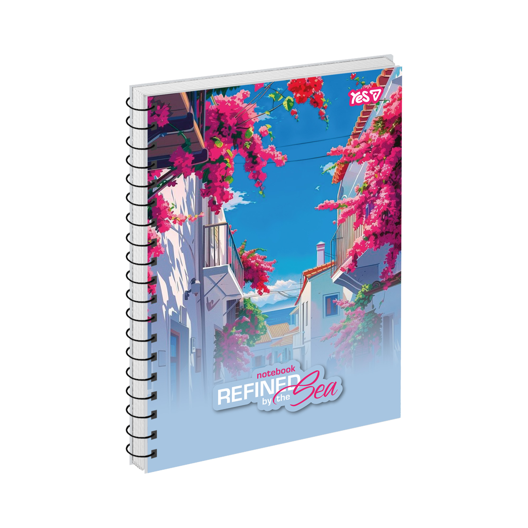 Notebook A5/80 spiral "YES" /152428/ "Refined Sea.Rink" VDL (1/60)