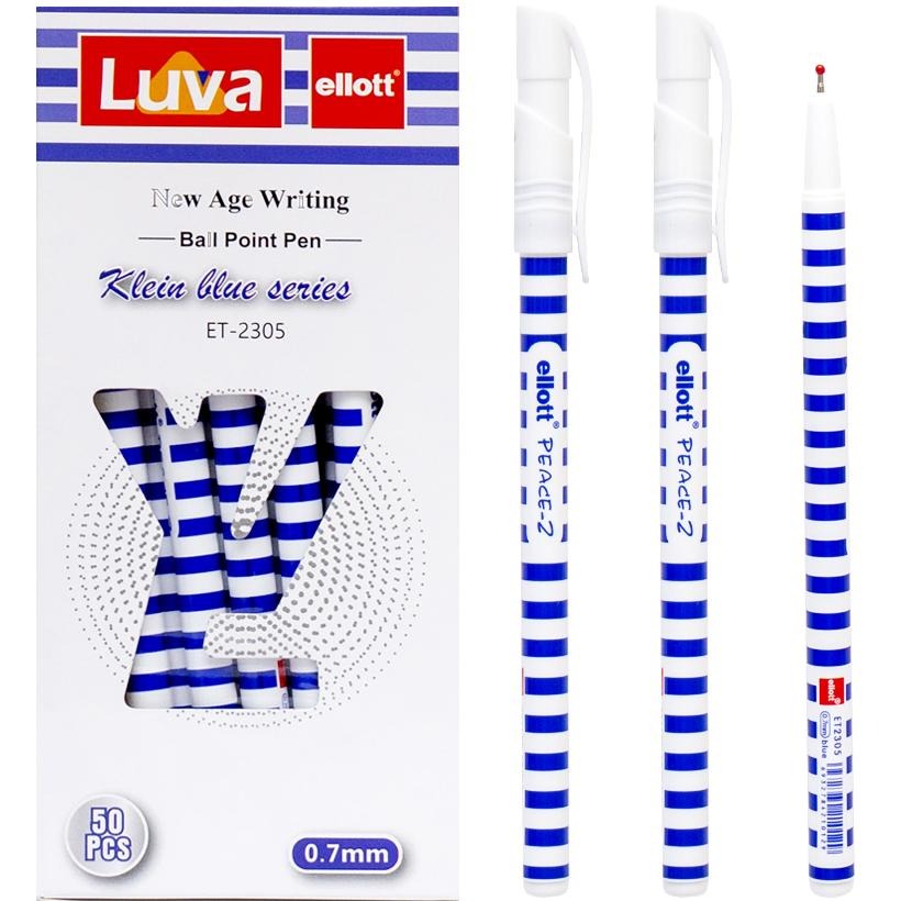 Ballpoint pen "Ellott" /ET2305T/ blue, 50 pcs in a jar (50)