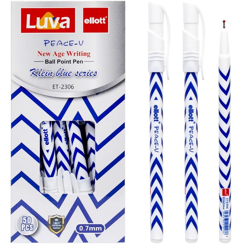 Ballpoint pen "Ellott" /ET2306T-50/ blue, 50 pcs in a jar (50)