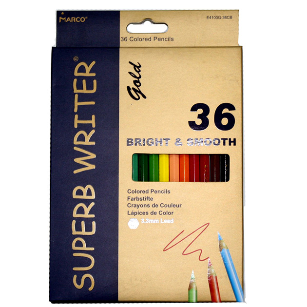 Colored pencils "Marco Superb writer Gold" 36 pcs. /E4100G-36CВ/ (1/4/80)