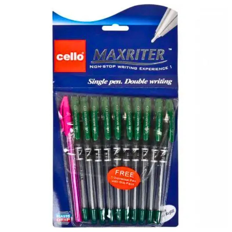 Ballpoint/oil pen CELLO "Maxriter" /727_BGR/ №056/727 green (10/100/600)