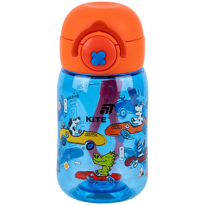 Water bottle "Kite" /K25-1235-2/ 360 ml, Cars (1/60)