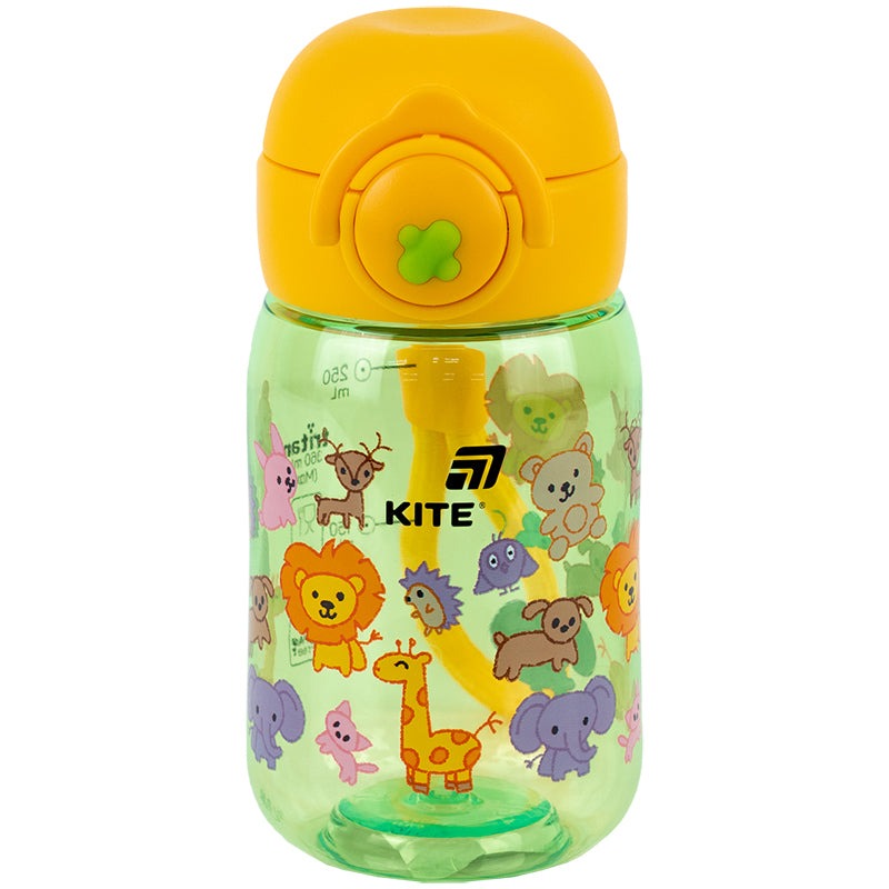 Water bottle "Kite" /K25-1235-3/ 360 ml, Zoo (1/60)