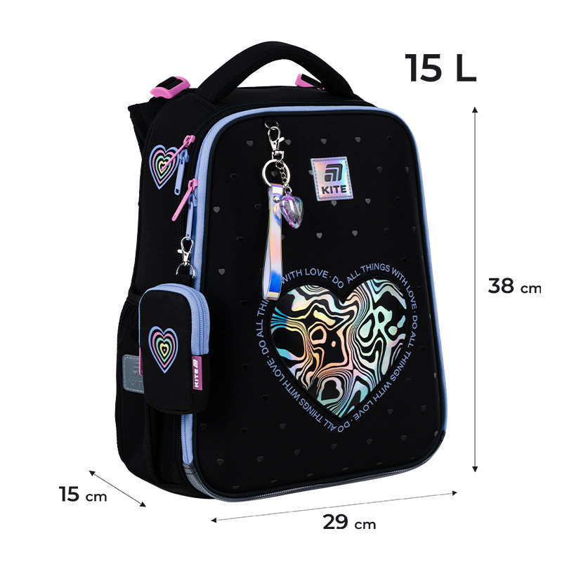 Backpack "Kite" /K25-531M-2/ Education 531 Love is (1/4)