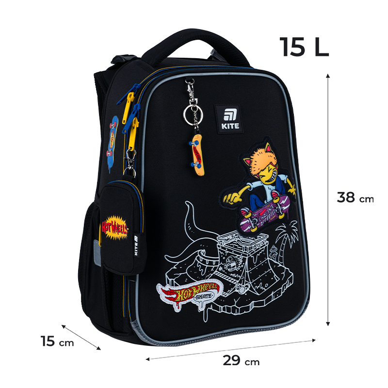 Backpack "Kite" /HW25-531M/ Education 531 Hot Wheels (1/4)