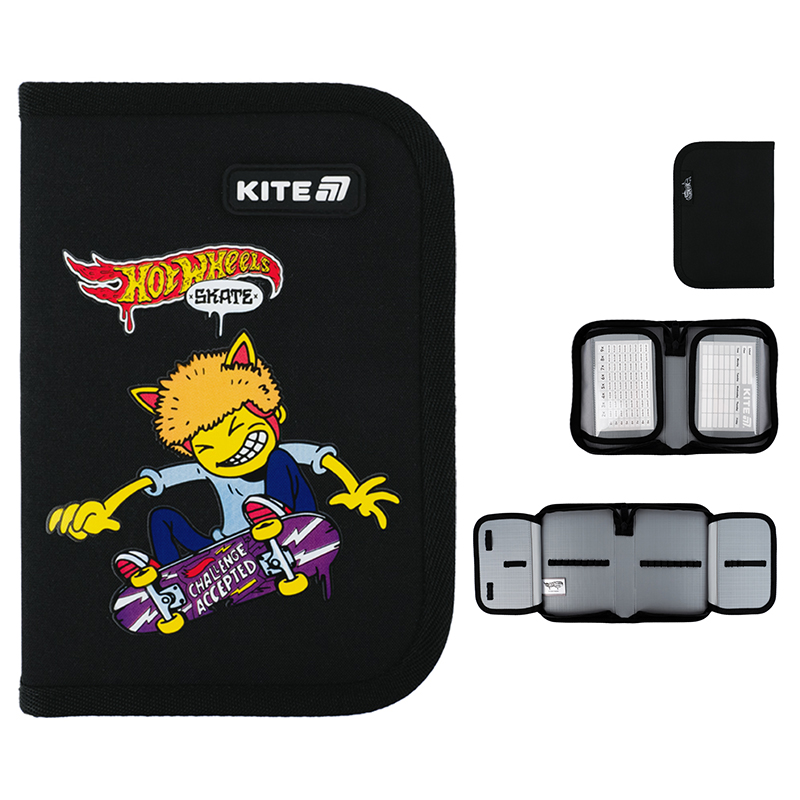 Пенал "Kite" /HW25-622-2/ 1 від., 2 відв., без наповнення 622-2 Hot Wheels (1/48)