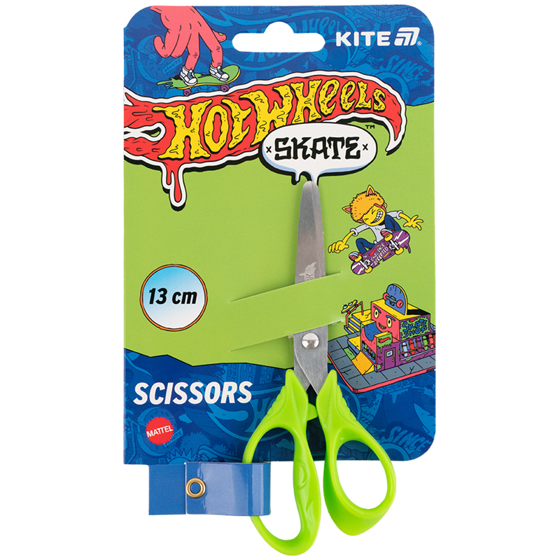 Ножиці дитячі "Kite" /HW25-122/ 13см Hot Wheels Skate (1/24)