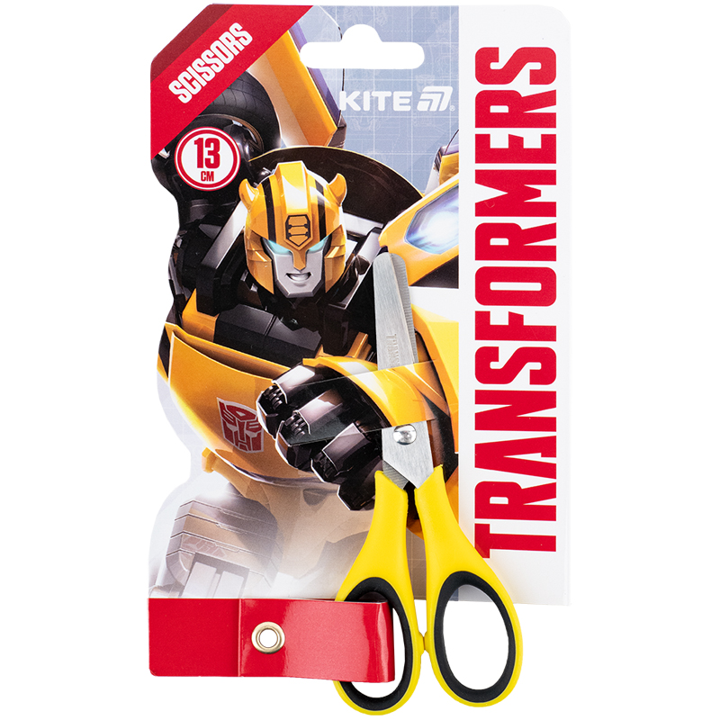 Ножиці дитячі "Kite" /TF25-123/  з гум. вставками, 13см Transformers (1/12)