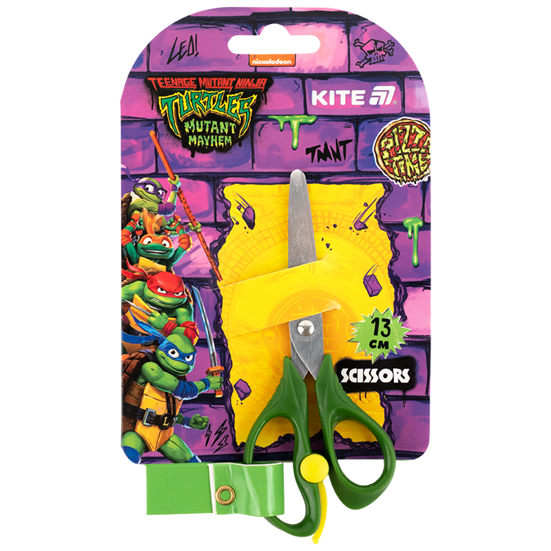Ножиці дитячі "Kite" /NT25-129/  з пружиною, 13см TMNT Tales of the TMNT (1/24)