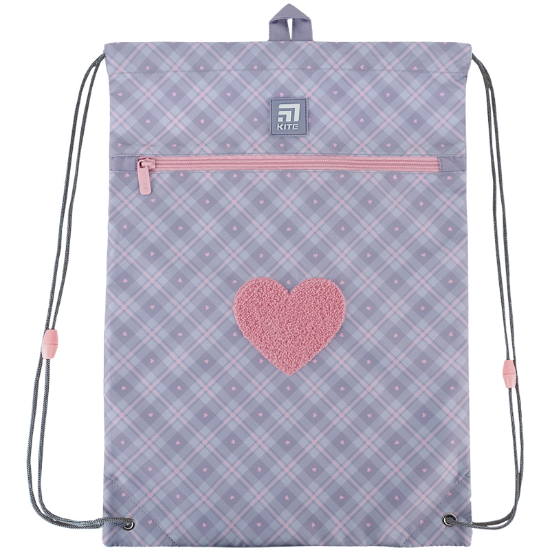 Shoe bag "Kite" /K24-601M-23/ 601M Fluffy Heart (66439) (1/20)