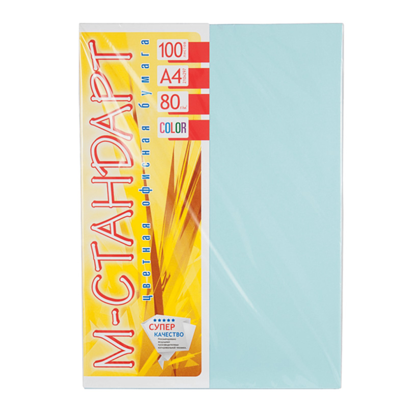Color paper "M-Standard" A4 paste. (80g) St. Blue /120-MB30/ (100 sheets)