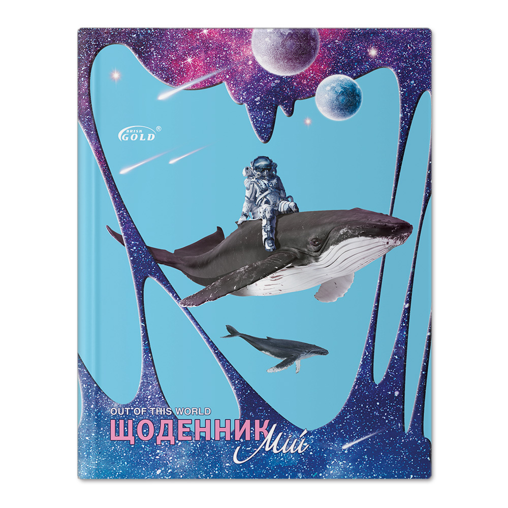 School diary "Gold Brisk" UV-15 No. 7030 TV cover "Parallel Dimension" 48 sheets.  (1/10)