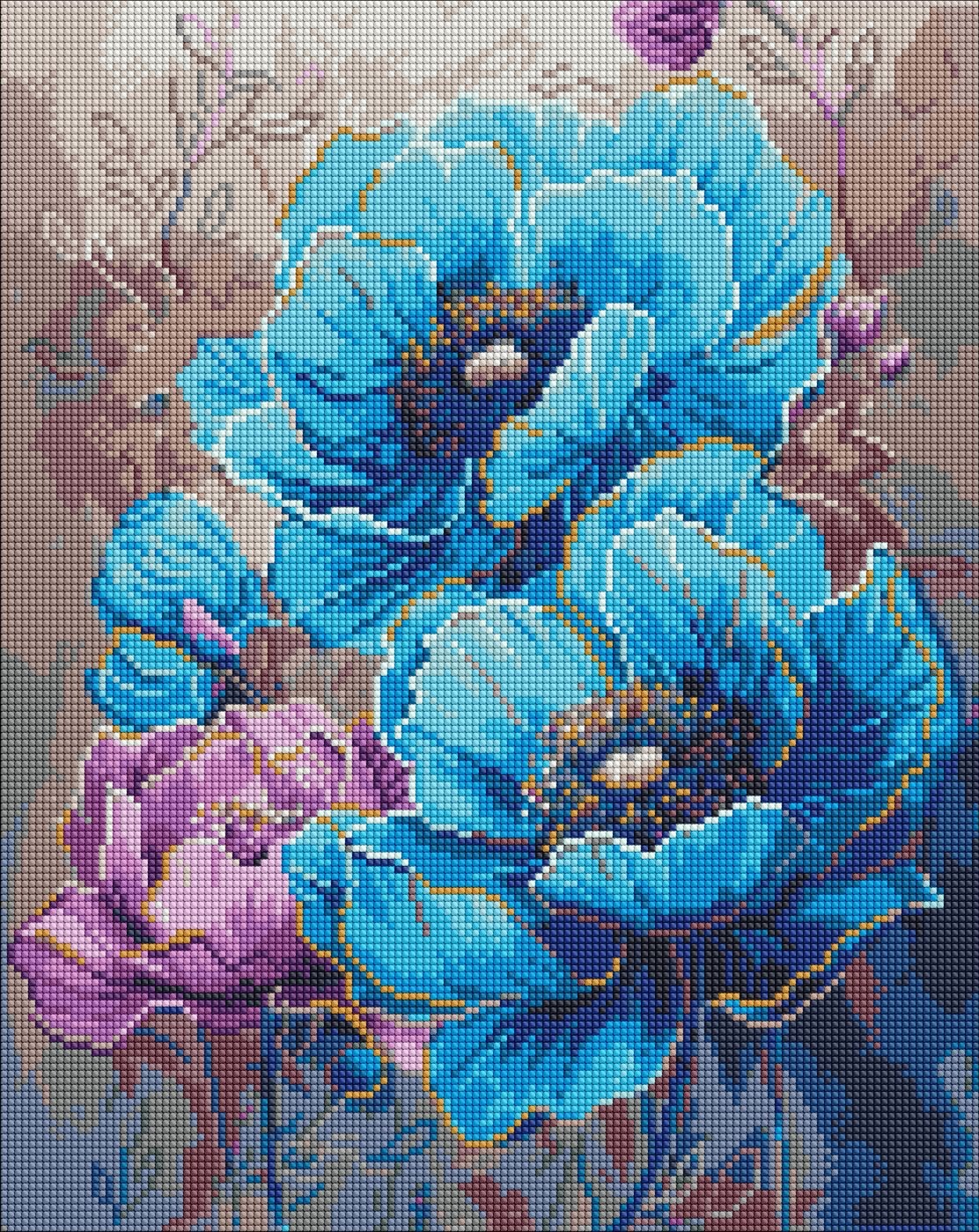 Diamond mosaic "Ideyka" /AMO8047/ "Symphony of colors 40x50cm