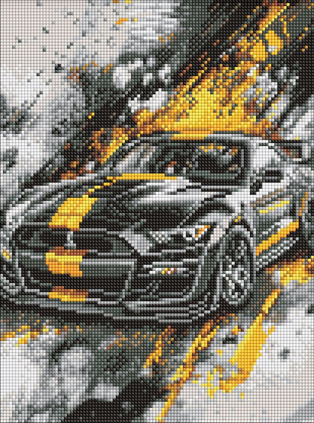 Diamond mosaic "Ideyka" /AMO8237/ "Sporty style" 30x40cm