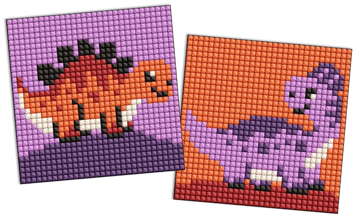 Set for creativity with rhinestones (sticker) "Ideyka" /AMS1130/ "Jurassic period. Dinosaur 1" 9x9cm