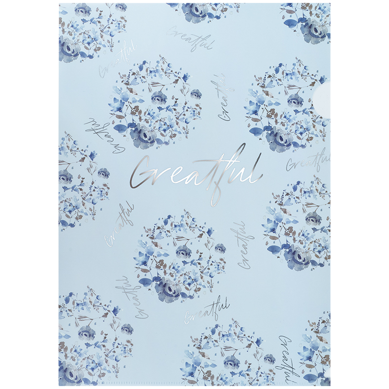 Corner folder A4 "Axent" /1435-2-A/ Turnowsky Flower Symphony-2 (12/480)