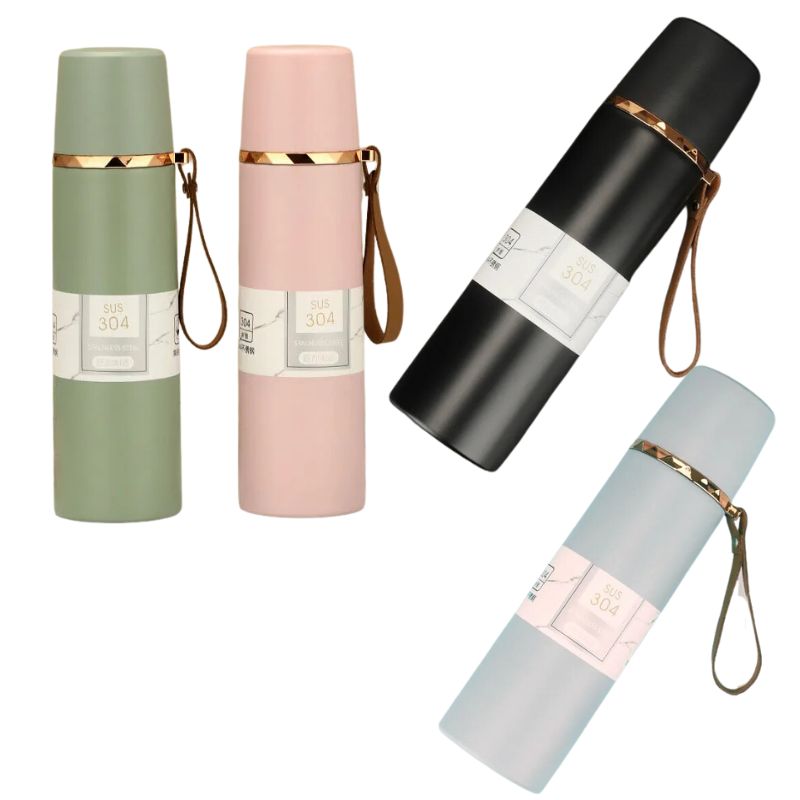 Thermos water bottle "JO" /BWX8096/ "Classic" 500ml, double wall (1/50)
