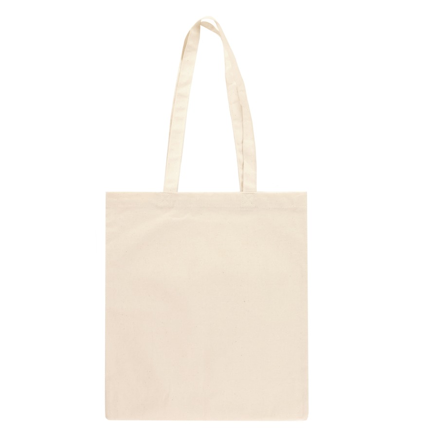 Shopping bag 38*42cm "ROSA Talent" /732/ unbleached cotton, handle 70cm, 220 g/m2