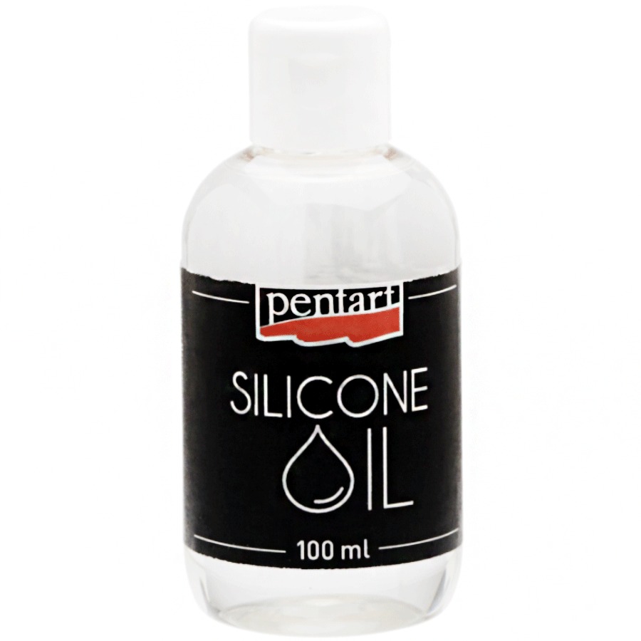 Silicone oil "Pentart" /719/ for Pouring medium, effect of drops 100 ml, jar (1/12)