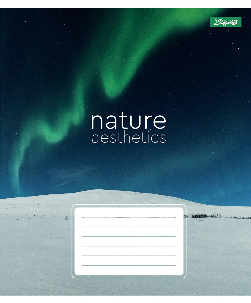 Student's notebook "1B" 96 sheets # /768108/ "Nature aesthetics" (5/120)