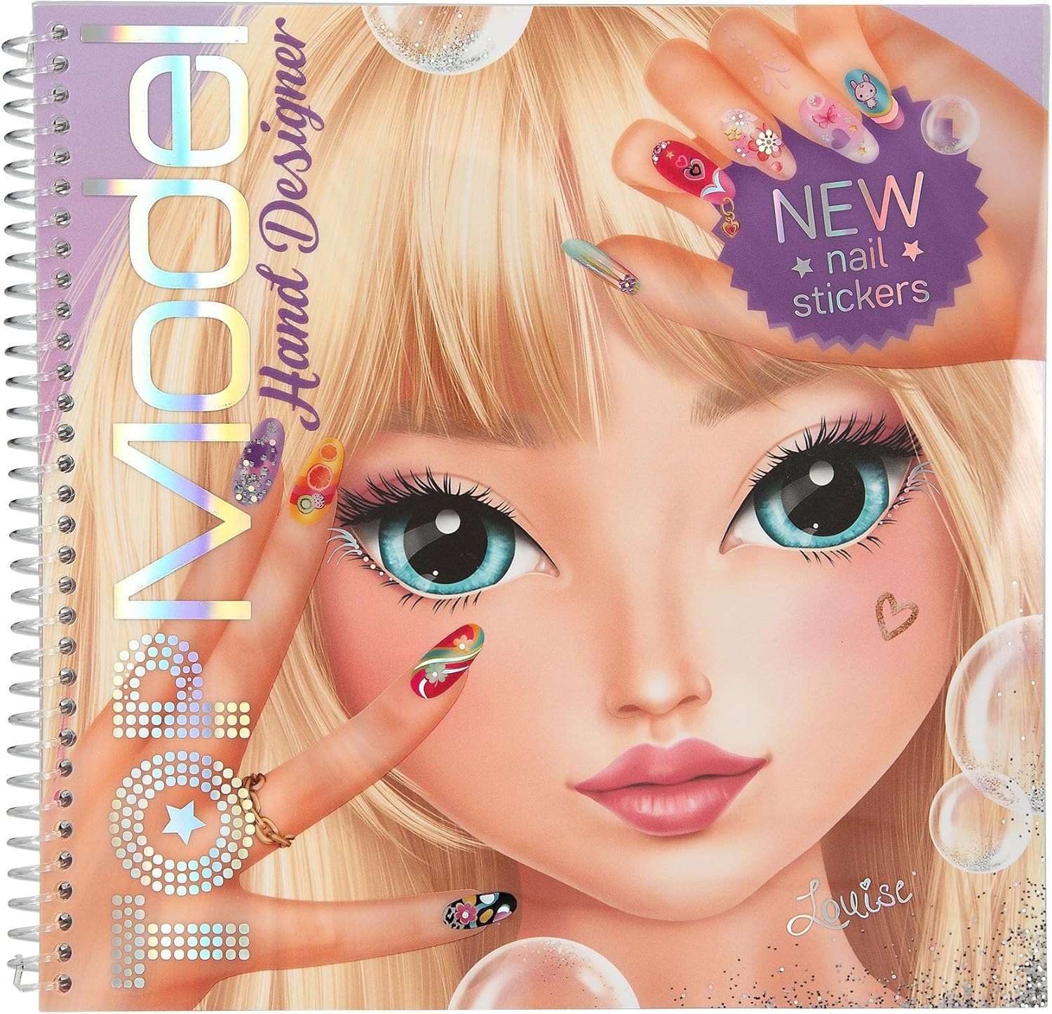 Set for creativity 21*21 cm/24 sheets. /2561/ "Top Model Nail Designer" + stickers 3 sheets. (1/24)