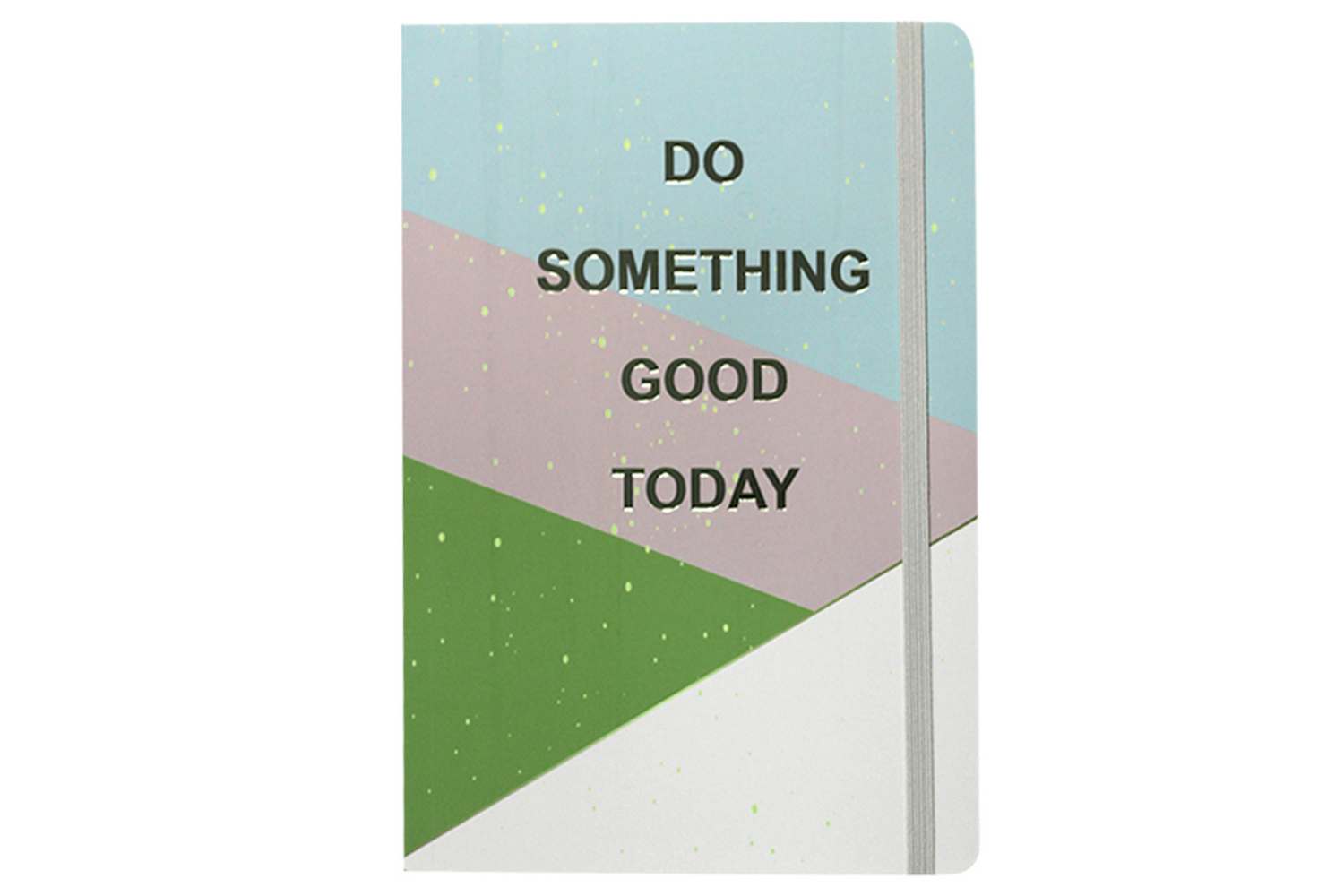 Notebook A5/100 sheets "WB" /5192/ on rubber band # cardboard cover with foil (1/180)