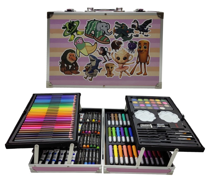 Set for creativity /145-ME-2/ 145 items "Memes Italian Brainrot" suitcase 34.5*23*8.5cm (1/6)