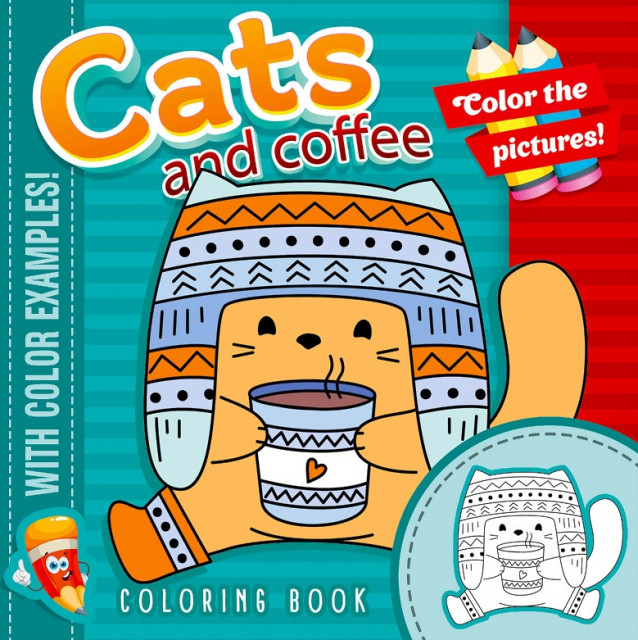 Coloring page 200x200 mm/8 sheets. "ASH" 2 staples, 100g/m2 dis. 22346 (20)