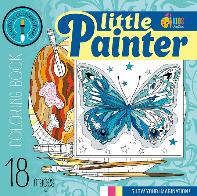 Coloring page 200x200 mm/8 sheets. "ASH" 2 staples, 100g/m2 dis. 22350 (20)