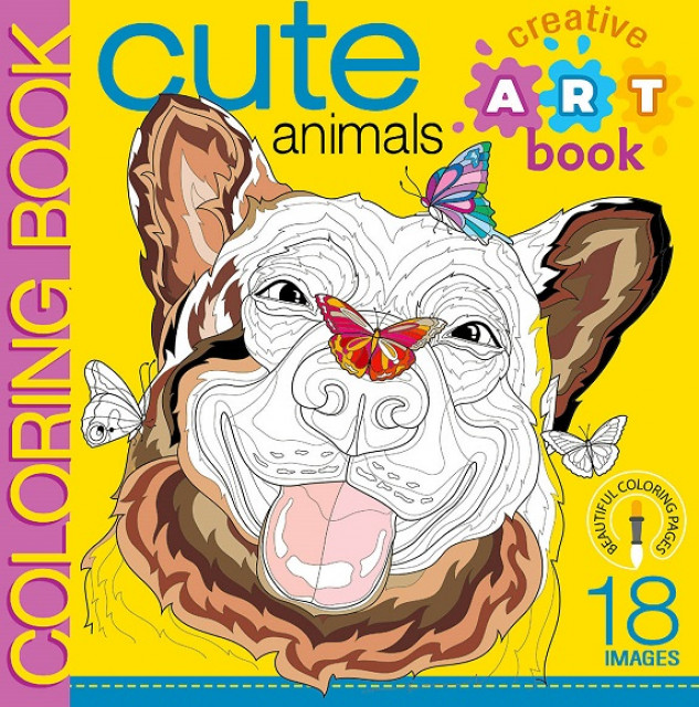 Coloring page 200x200 mm/8 sheets. "ASH" 2 staples, 100g/m2 dis. 22354 (20)