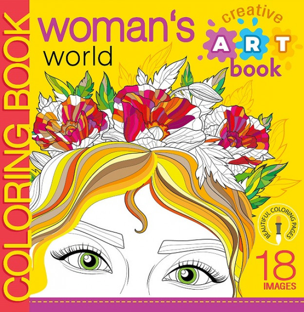 Coloring page 200x200 mm/8 sheets. "ASH" 2 staples, 100g/m2 dis. 22355 (20)