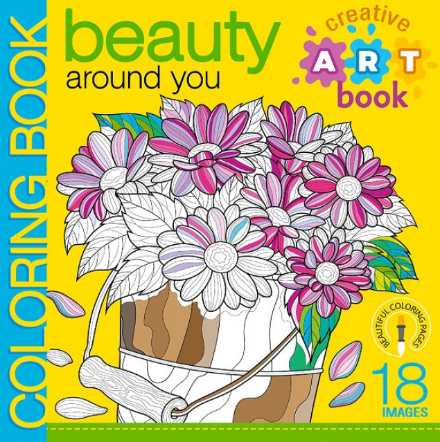 Coloring page 200x200 mm/8 sheets. "ASH" 2 staples, 100g/m2 dis. 22357 (20)