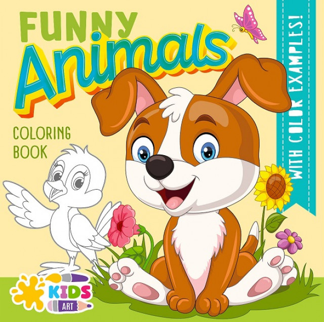 Coloring page 200x200 mm/8 sheets. "ASH" 2 staples, 100g/m2 dis. 22360 (20)