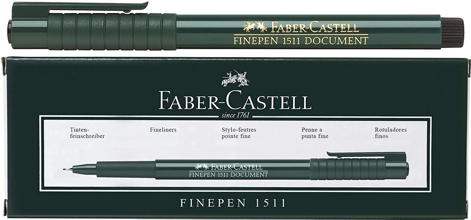 Лінер "Faber-Castell" /151199/ FINE PEN 0,4 мм чорний (10)