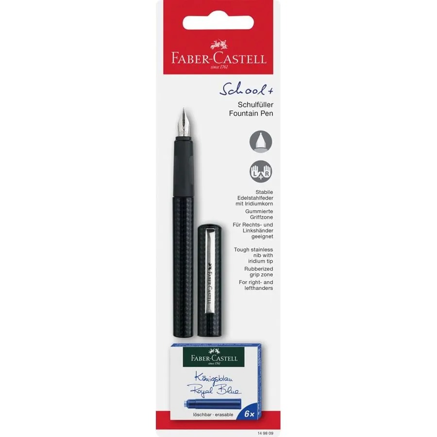 Pen handle "Faber-Castell" /149809/ + 6 pcs. card change carbon body (1/5)