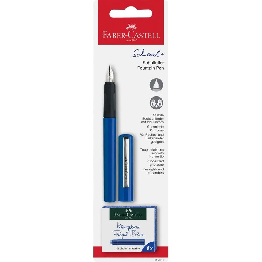 Pen handle "Faber-Castell" /149811/ + 6 pcs. card change case blue (1/5)