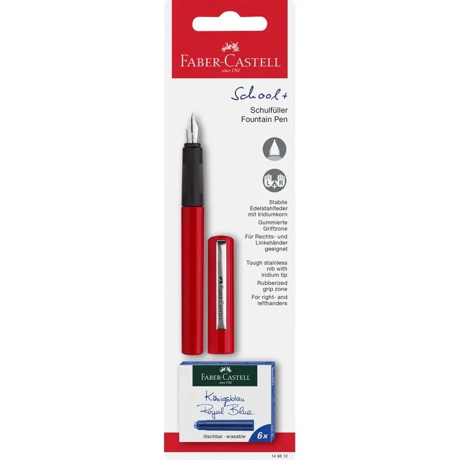Pen handle "Faber-Castell" /149812/ + 6 pcs. card change case red (1/5)