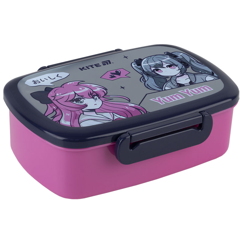 Lunch box with filling "Kite" /K25-163-2/ 750 ml, Anime Girl (1/24)