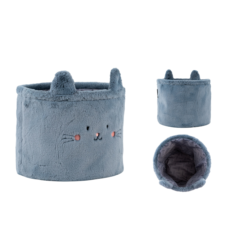 Кошик для зберігання "Kite" /K24-3100M-2/ Cute Cat 30х25 см, плюшевий