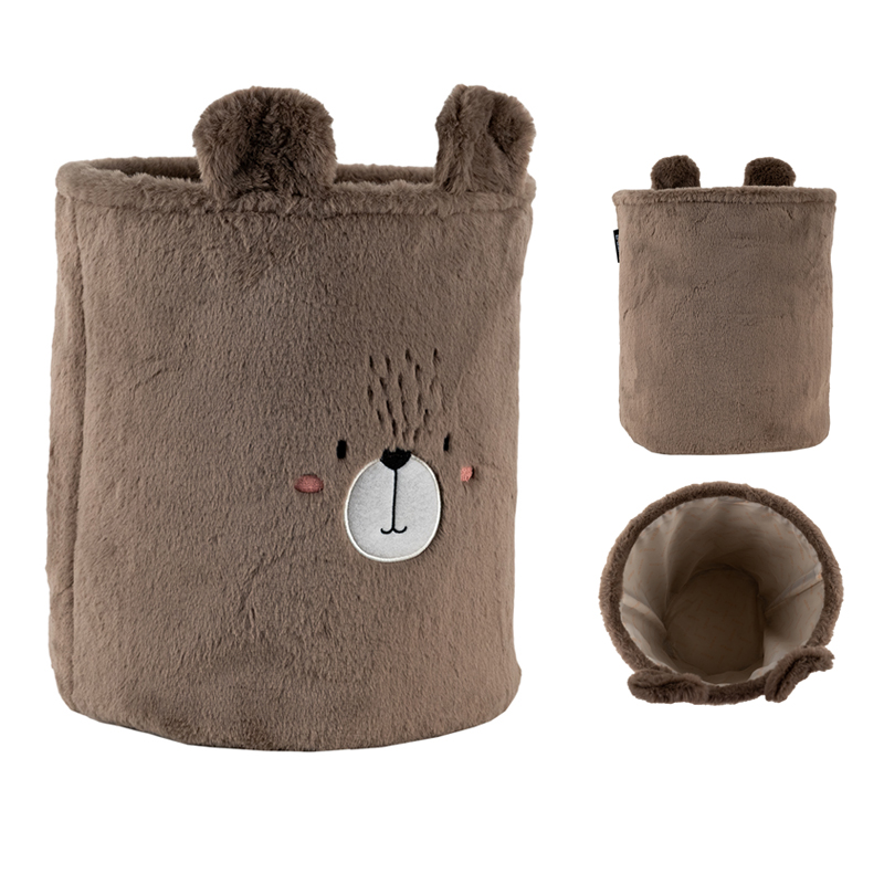 Кошик для зберігання "Kite" /K24-3100L-3/ Sweet Bear 30х35 см, плюшевий