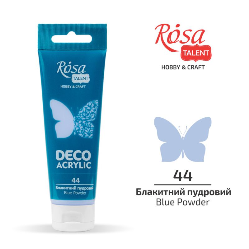 ACRYLIC for decoration "ROSA TALENT" /44/ Blue powder, matte, 75 ml (1/4)