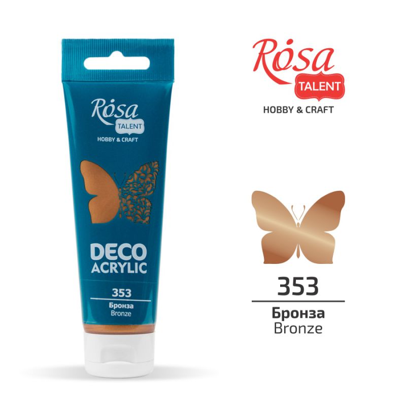 ACRYLIC for decoration "ROSA TALENT" /353/ Bronze, metallic, 75 ml (1/4)
