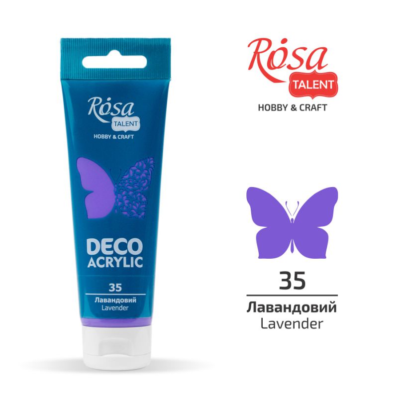 ACRYLIC for decoration "ROSA TALENT" /35/ Lavender, matte, 75 ml (1/4)