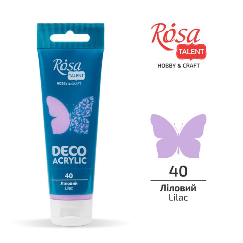 ACRYLIC for decoration "ROSA TALENT" /40/ Lilac, matte, 75 ml (1/4)