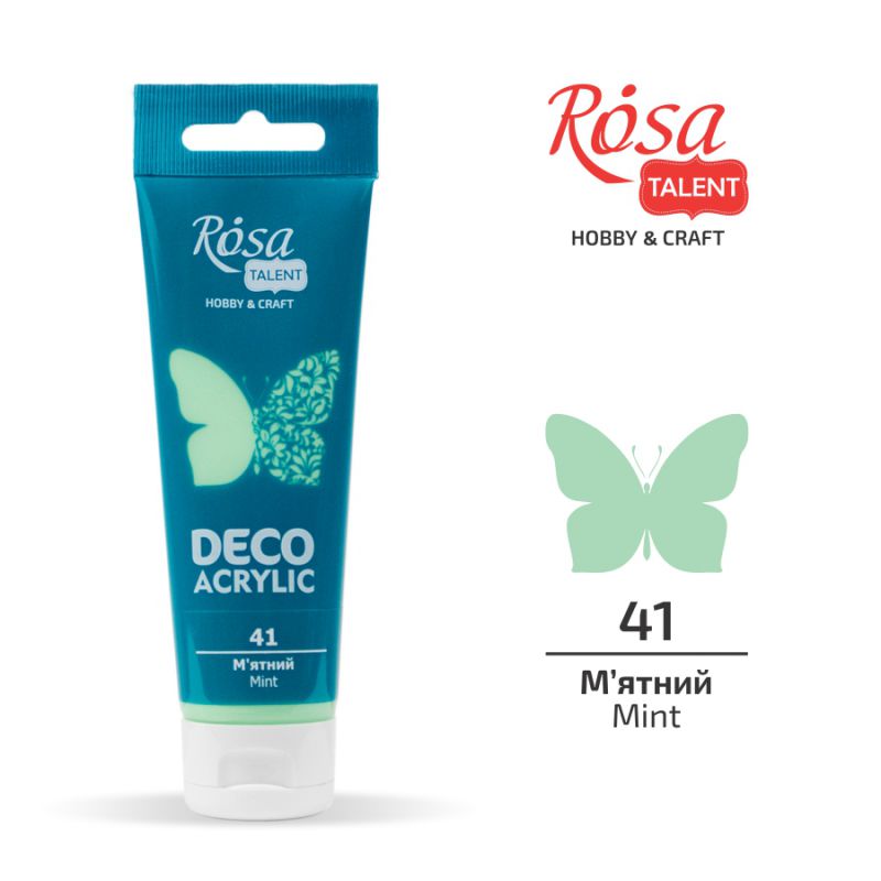 ACRYLIC for decoration "ROSA TALENT" /41/ Mint, matte, 75 ml (1/4)