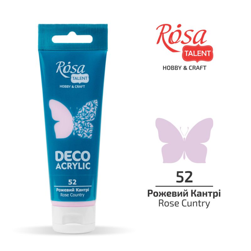 ACRYLIC for decoration "ROSA TALENT" /52/ Country pink, matte, 75 ml (1/4)