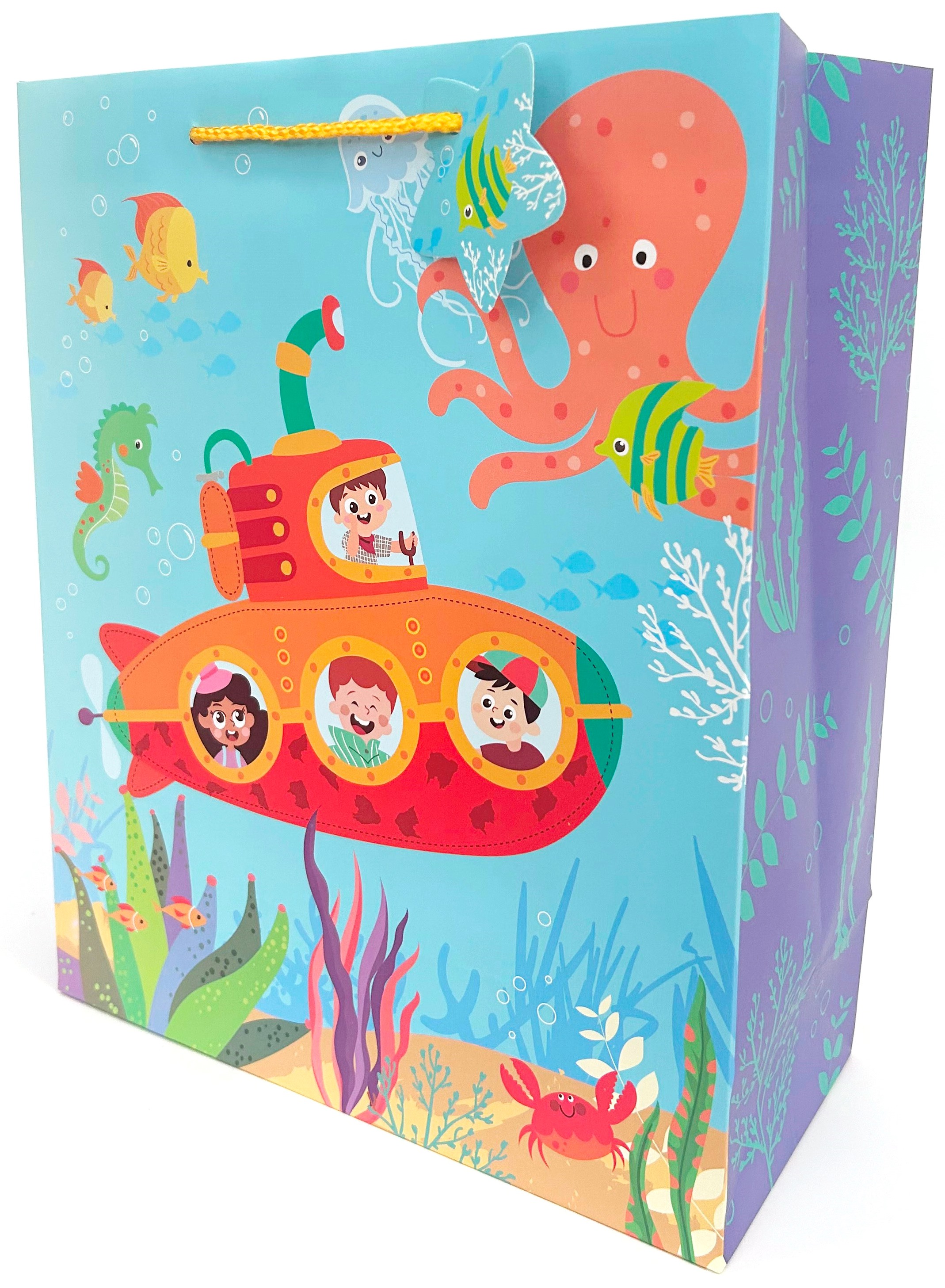 Пакет подарунковий "Art studio of Happines" 26х32х12 см /GB-24038/ мат.лам. (10)